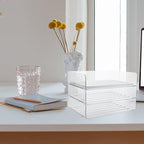 LIGHTAOTAO Stackable Desk Organizer Tray Paper Holder - Image 5