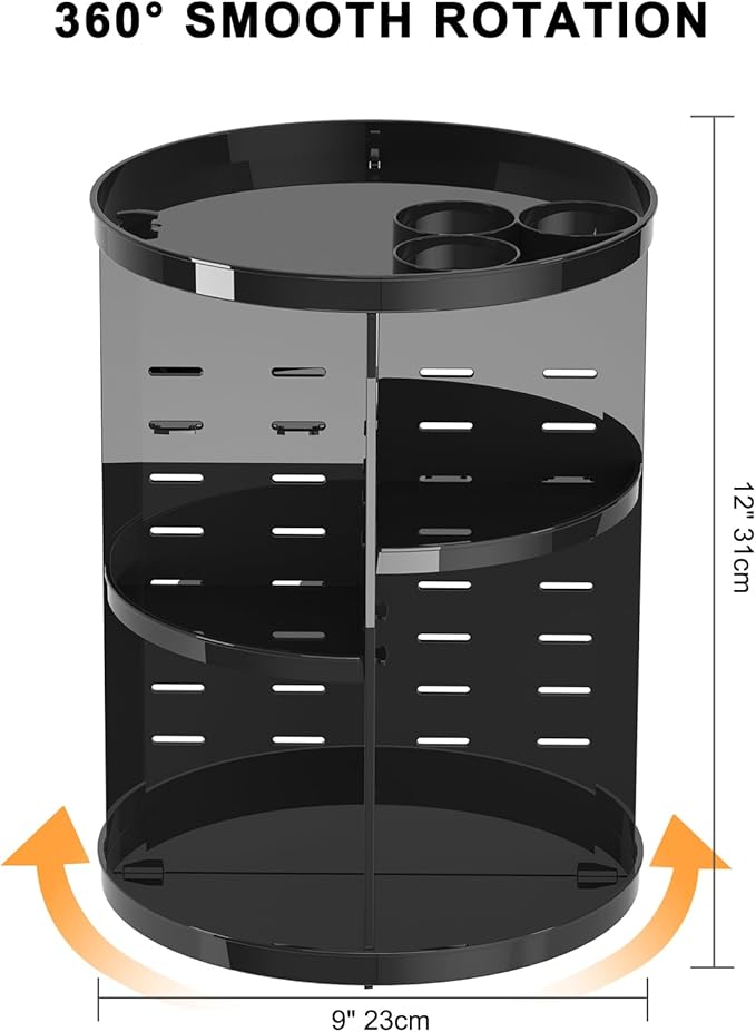 Jiavarry Rotating Makeup Organizer - Image 4