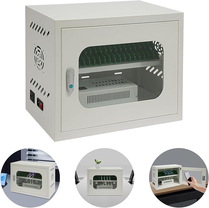 Rechargeable Mobile Phone Charging Cabinet, 20 Slots Cell Phones Charging - Image 7