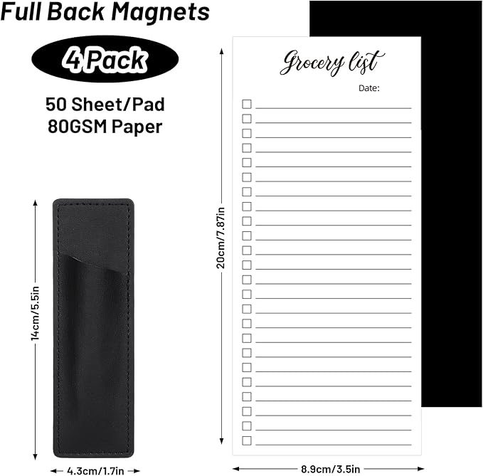 Thboxes 4 Pack Magnetic Note Pad - Image 2