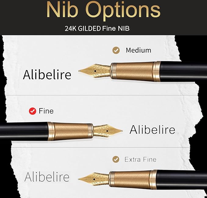 HDDNB Black Luxury Fountain Pen Set - Image 2