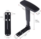 Frassie Height Adjustable Chair Armrest Pair Replacement 3D | Gaming Boss Chair Arms Set