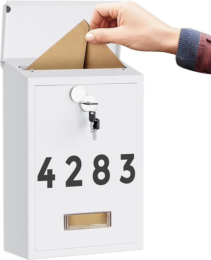 LAND·VOI Locking Wall-Mount Mailbox by LAND%C2%B7VOI