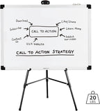 Amazon Basics High Boardroom Aluminum Flipchart Whiteboard and Display Easel - Image 6