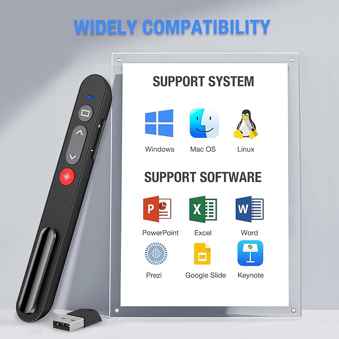 Presentation Clicker with Case, Wireless Presenter - Image 9