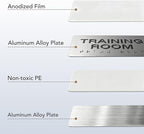 SUPPLY ROOM Signs with Raised Text & Grade 2 Braille, Brushed Aluminum/Silver - Image 5
