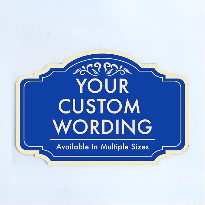 Custom Decorative Outdoor Metal Sign by SpeedyOrders
