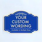 Custom Decorative Outdoor Metal Sign by SpeedyOrders