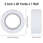 LELADY Double Sided Tape 2 Inch x 40 Yards- 1 Roll Double-Sided Adhesive Sticky - Image 2