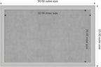 Amanti Art Silver Framed Magnetic Board 23x35 Large Vision Board - Image 4
