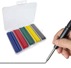 MROOFUL 200 PCS Of Blue, Carpenter Pencil Replacement Core, Large Capacity 2.8mm by MROOFUL
