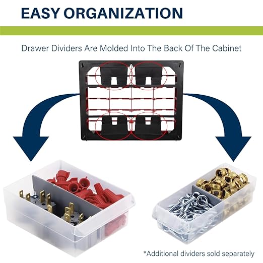Akro-Mils 44-Drawer Plastic Drawer Storage Cabinet - Image 5