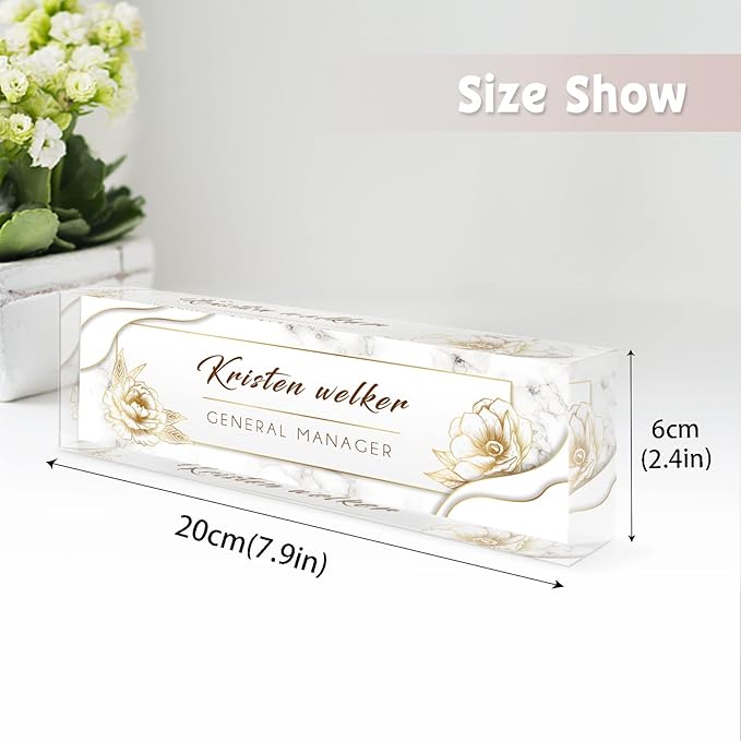 Desk Name Plate Personalized, Custom Name Plates - Image 3