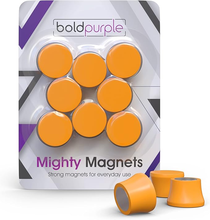 Strong Magnets for Whiteboard, Glassboard and Fridge. N54 Neodymium Rare Earth by boldpurple