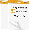 SUNEE Sticky Easel Pads, 25x30 Inches, 30 Sheets/Pad, 2 Pack – Self Stick Flip by SUNEE