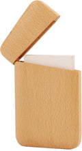 Yookin Wood Business Card Holder Wooden Magnetic Business Card Case Portable by Simplepureandnaturalbeauty