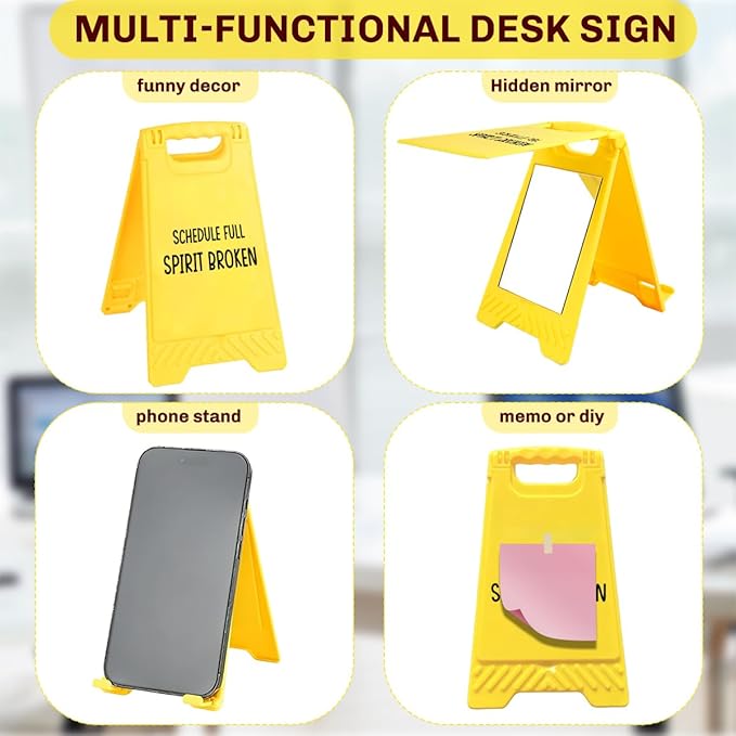 Funny Office Desk Accessories, Motivational Affirmations Office Cubicle Decor - Image 3
