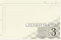 BookFactory Ledger Sheets/Large 3 Column Accounting Ledger Columnar Loose Leaf by BookFactory