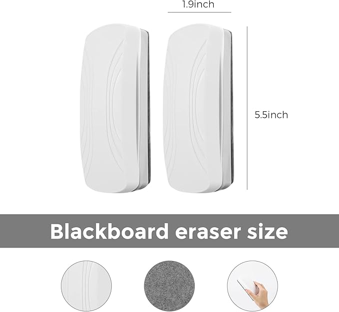 Ddaowanx Whiteboard Eraser, Magnetic Dry Erase Eraser, Glass Board Eraser - Image 3