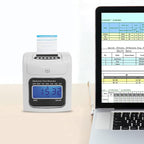 GXFCHYL Electronic Time Clock Calculating Time Clock Punch Machine Employee - Image 3