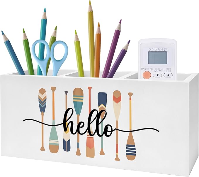 Exqcom Lake Decor Pen Pencil Holder, Lake House Decor, Lakes Gifts by Exqcom