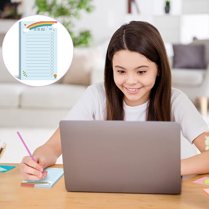 300 Sheets to Do List Notepad Daily Checklist Sticky Notes Cute Undated Memo - Image 4