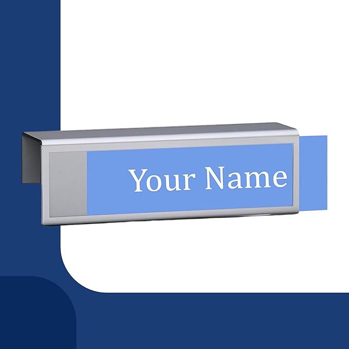4-Pack 8.5" x 2.5" Cubicle Partition Name Tag - Image 6