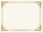 Empire Gold & White Parchment Certificate Papers - Image 3