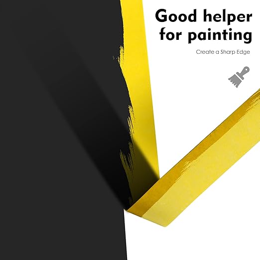 KIWIHUB Yellow Painter's Tape, 1 inch x 60 Yards - Image 3