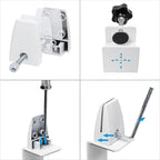 Heavy Duty Sneeze Guard Clamp For 0.1" to 1" Thick Panel, Desk Partition - Image 5