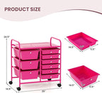 GOFLAME 9-Drawer Rolling Storage Cart, Mobile Utility Cart - Image 3