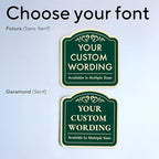 Custom Decorative Outdoor Metal Sign - Image 9