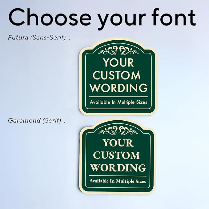 Custom Decorative Outdoor Metal Sign - Image 9