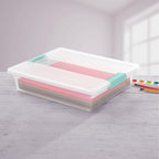 Sterilite Clip Box, Stackable Small Storage Bin - Image 3