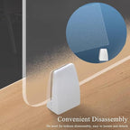 RCJCQSR Acrylic Frosted Privacy Free Standing Screen, Visual Distractions - Image 5