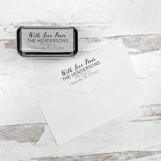 Self Inking Modern Address Stamps | Custom Return Address Stamper - Image 7