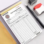 Personalized Invoice Book Custom 2 Part/3 Part Receipt Book Quote Estimate - Image 3