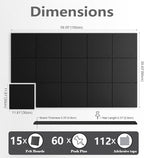 G Gamit Large Felt Wall Tiles Bulletin Board 59”x36”, Large Cork Board - Image 2