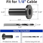 50 Pack Cable Railing Protector Sleeves - Image 5