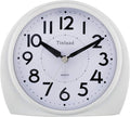 Tinload 5.5" Large Analog Alarm Clock Silent Non Ticking, Gentle Wake, Beep by Tinload