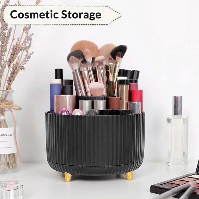SKYDUE 360 Degree Rotating Desk Organizer, Dual-Purpose Pencil Pen Holder - Image 6