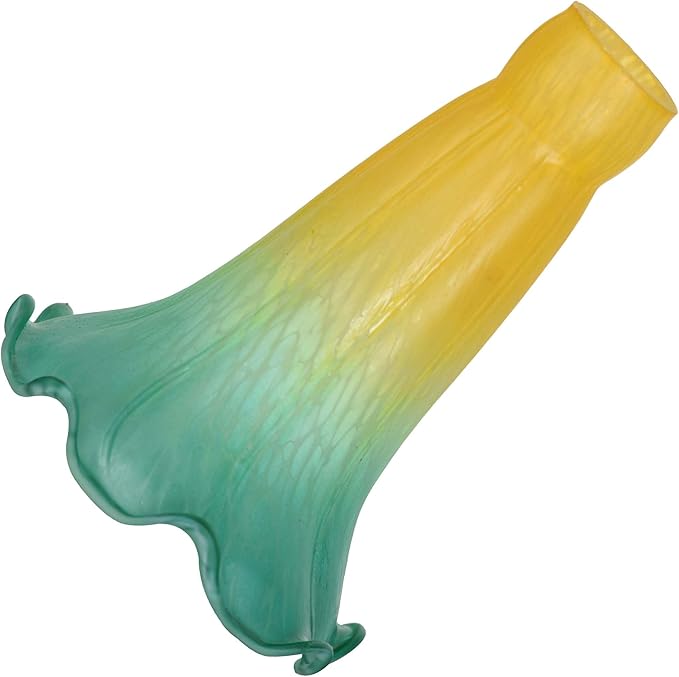 Bieye LS17S Lily Flower Blown Glass Lampshade by Bieye