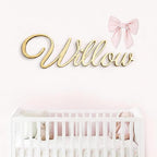 Personalized Wooden Name Sign for Nursery Wall Decor by sinfinate