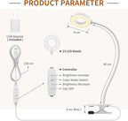 iZELL Reading Light, USB Clamp Lamp - Image 6