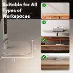 litones led desk lamp for home office, soft on a desk or shelf
