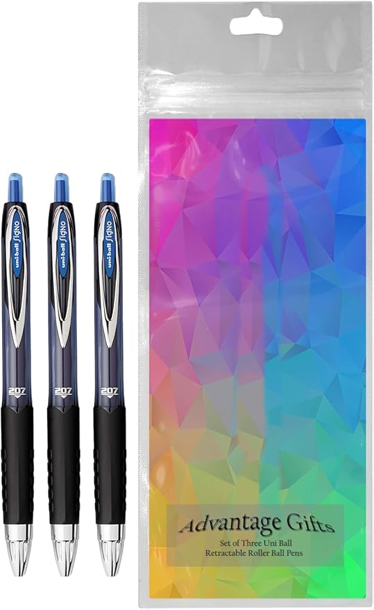 Advantage Gifts Signo 207 Roller Ball Retractable Gel Pens, Medium Point - Image 2
