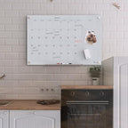 TOWON 47 x 35 Inch Large Glass Dry Erase Board, Magnetic Whiteboard Calendar - Image 2