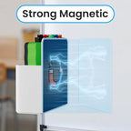 First-zgel 3 Pack Magnetic Pen Holder, Wall Mount Magnetic Dry Erase Marker - Image 2