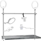 Overhead Camera Mount Rig, Adjustable Aluminum Tabletop Platform