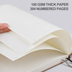 B5 College Ruled Notebook Softcover Journals- AHGXG Large Composition Notebook - Image 3